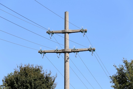 Temporary Power Poles